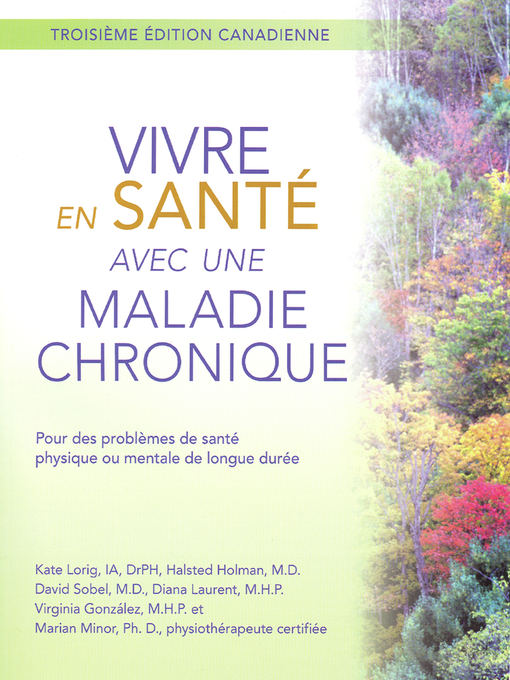 Title details for Vivre en Sante avec une Maladie Chronique by Kate Lorig - Available